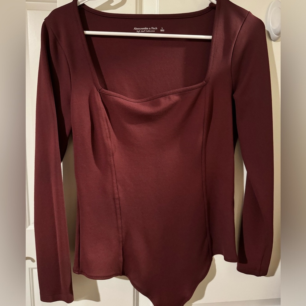 Maroon Abercrombie Bodysuit
